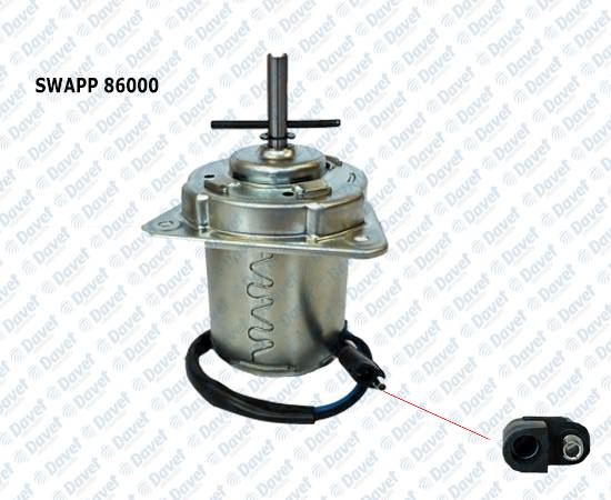 SGR-59615 Fan Motoru R9 R11 R19 Soketli Tek Motor